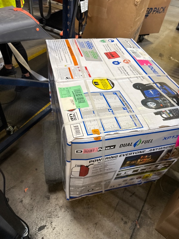 Photo 1 of DuroMax XP13000EH 13,000-Watt Dual Fuel Portable Generator - Gas & Propane, Electric Start, Whole Home Backup Power, Transfer Switch Ready, RV & Emergency Ready