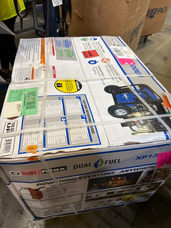 Photo 1 of DuroMax XP13000EH 13,000-Watt Dual Fuel Portable Generator - Gas & Propane, Electric Start, Whole Home Backup Power, Transfer Switch Ready, RV & Emergency Ready