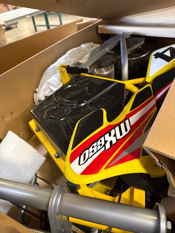 Photo 1 of Razor MX650 Dirt Rocket Electric Motocross Off-road Bike - Yellow