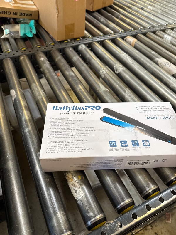 Photo 1 of BaBylissPRO Limited Edition 1 1/2" Nano Titanium Ultra-Thin Hair Straightener