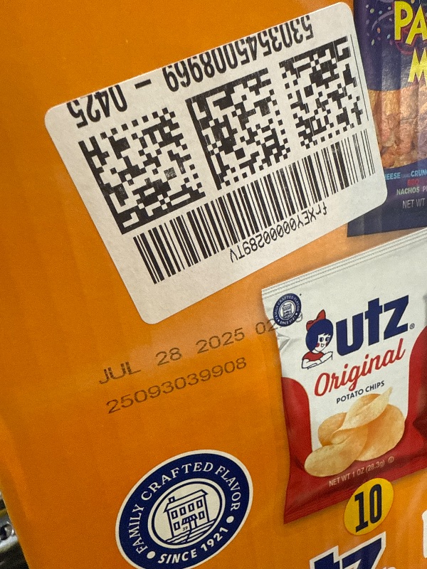 Photo 1 of Utz Snack Variety Pack Individual Snacks, Includes Potato Chips, Cheese Curls, Popcorn, and Party Mix, Crunchy Travel Snacks for Lunches, Vending Machines, and Enjoying on the Go (Pack of 42)