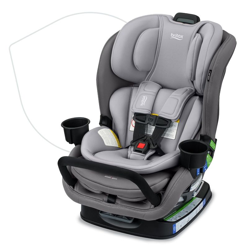 Photo 1 of Britax Poplar S Convertible Car Seat, 2-in-1 Car Seat with Slim 17-Inch Design, ClickTight Technology, Glacier Graphite