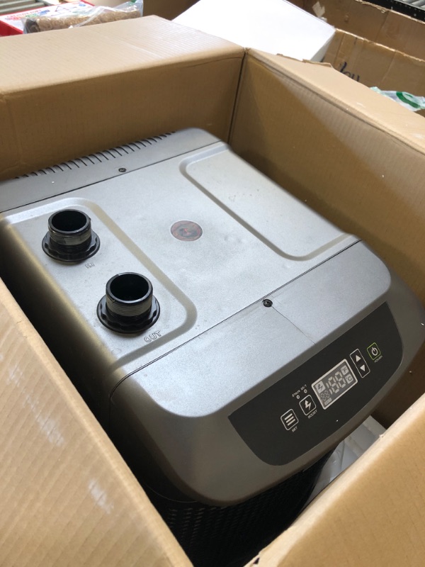 Photo 1 of ACTIVEAQUA AACH50HP Water Chiller for Aquarium, Hydroponics, Bathtub – 0.5 HP, Fast Cooling, 90-172 Gallons, Titanium Evaporator – Fittings Included