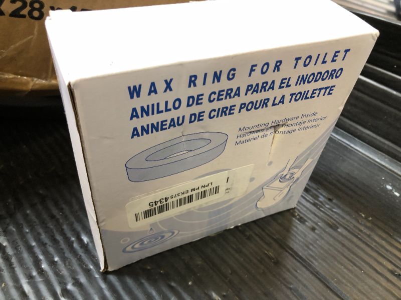 Photo 1 of Extra Thick Toilet Wax Ring Kit Include Closet Bolts, Bolt Caps, Thick Flange and Retainer Washers, Fits 3 Inch and 4 Inch Waste Lines for Toilet Gas Odor and Watertight Sealing