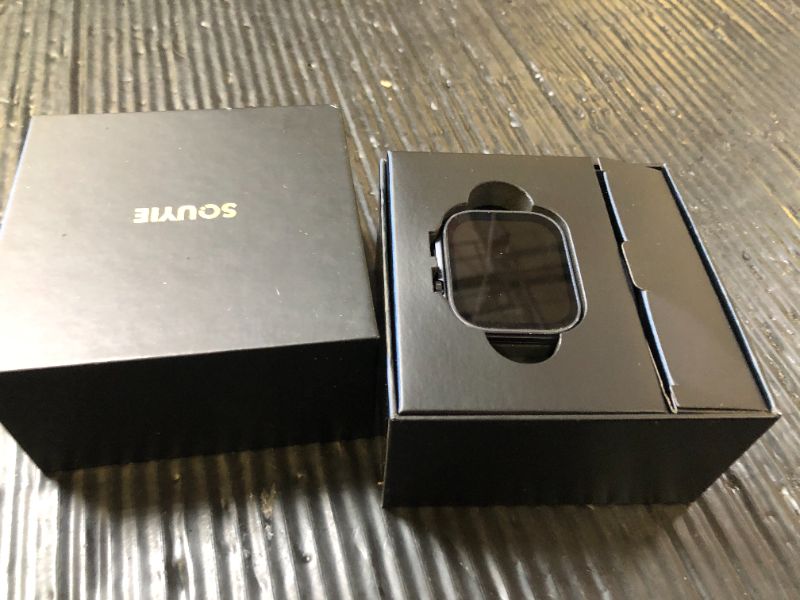 Photo 1 of Smart Watch for Men, Blood Pressure Monitor Heart Rate Blood Oxygen Sleep Monitoring, 3ATM Waterproof Fitness Tracker, 1.99" AMOLED Display, Bluetooth call Smartwatch Compatible with Android and iOS