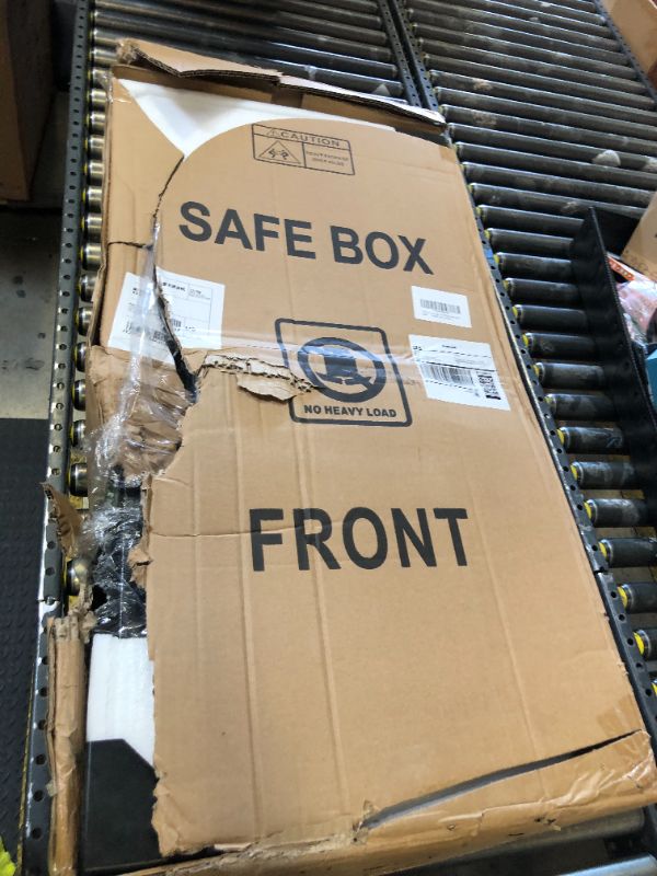 Photo 1 of 7.5 Cu ft Extra Large Fireproof Drop Safe Box for Business, Anti-Theft Depository Safe with Drop Slot, Digital Keypad, Spare Key, Heavy-duty Commercial Safes for Business Cash Documents Home