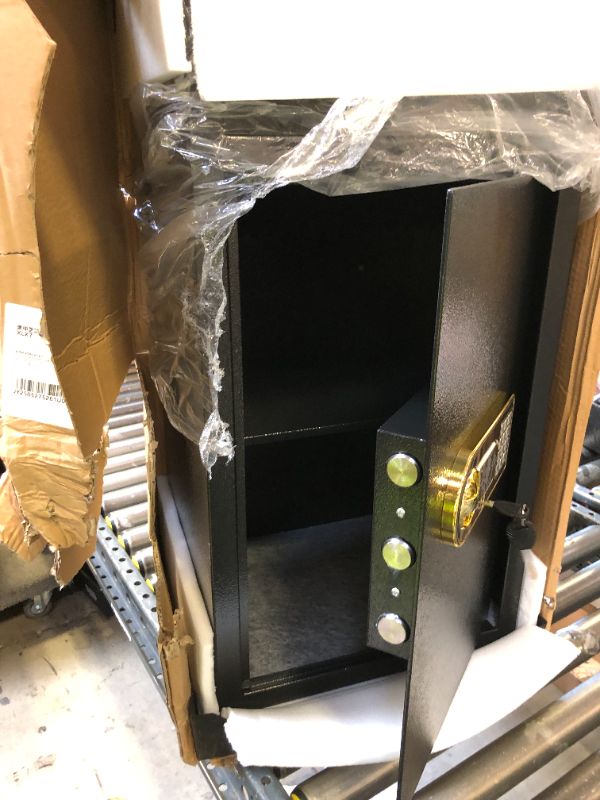 Photo 1 of 7.5 Cu ft Extra Large Fireproof Drop Safe Box for Business, Anti-Theft Depository Safe with Drop Slot, Digital Keypad, Spare Key, Heavy-duty Commercial Safes for Business Cash Documents Home