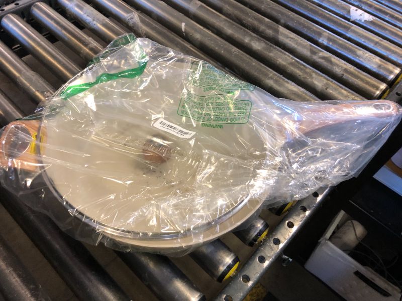 Photo 1 of SENSARTE Ceramic Nonstick Frying Pan Skillet with Lid, 13.3 Inch Large Deep Frying Pan, 6 QT Saute Pan, Induction Pan, Healthy Non Toxic Cooking Pan with Helper Handle, PFOA PFAS PTFE Free