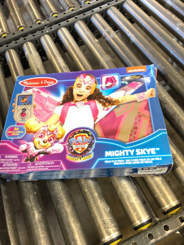 Photo 1 of Melissa & Doug PAW Patrol™ The Mighty Movie Mighty Skye Role Play Pack with Wings for Toddlers and Kids Age 3+