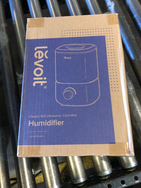 Photo 1 of LEVOIT Top Fill Humidifiers for Bedroom, 2.5L Tank for Large Room, Easy to Fill & Clean, 28dB Quiet Cool Mist Air Humidifier for Home Baby Nursery & Plants, Auto Shut-off and BPA-Free for Safety, 25H