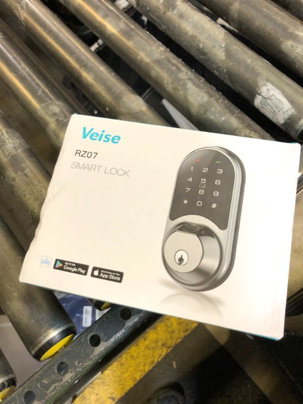 Photo 1 of Veise RZ07 Smart Lock, Fingerprint Door Lock, 7-in-1 Keyless Entry with App Control, Electronic Touchscreen Keypad Deadbolt, Biometric Smart Locks for Front Door, Satin Nickel