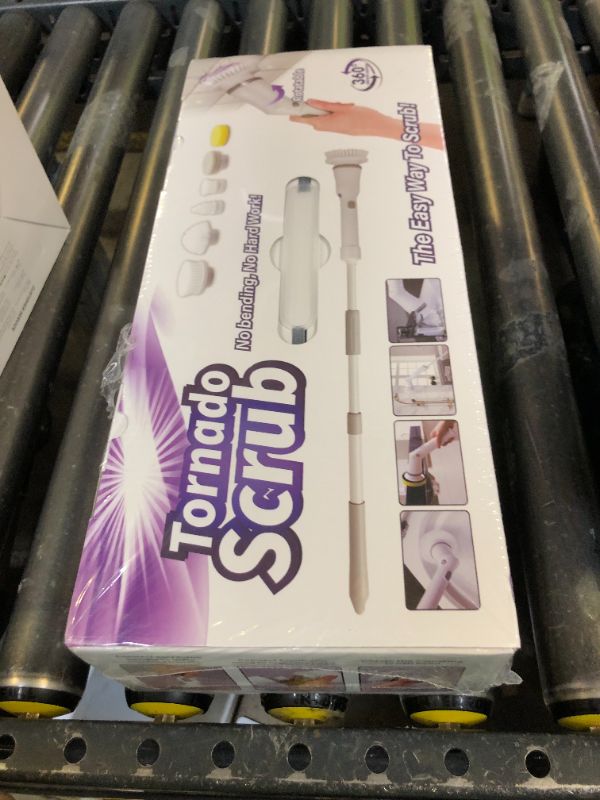 Photo 1 of NBONEBS Electric Spin Scrubber, Cordless Shower Scrubber Rotary Floor Brushes & Pad Drivers with 6 Brush Heads - 2H Dual Speed, IPX7 Waterproof Extension Handle for Bathroom Tile Car Cleaning