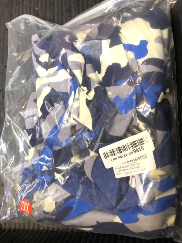 Photo 1 of Dog Recovery Suit Full-Zipper After Post-Surgery Large Medium Dogs, Dog Bodysuit for Prevent Licking& Chewing Wounds Onesies Cone Alternative (Camouflage, 7X-Large)