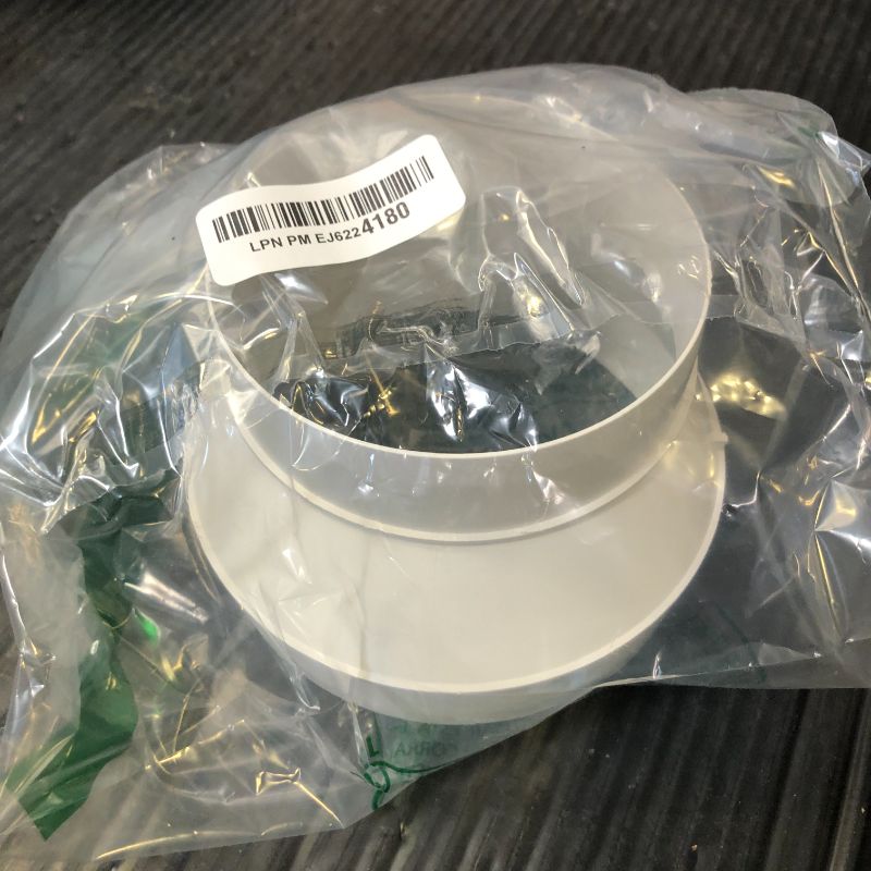 Photo 1 of Vent Systems 6" inch to 5" inch Duct Reducer Adapter Connector Fitting Pipe Increaser Reducer Cone for HVAC Ventilation Systems, ABS Plastic PVC pipe 150 to 125 mm