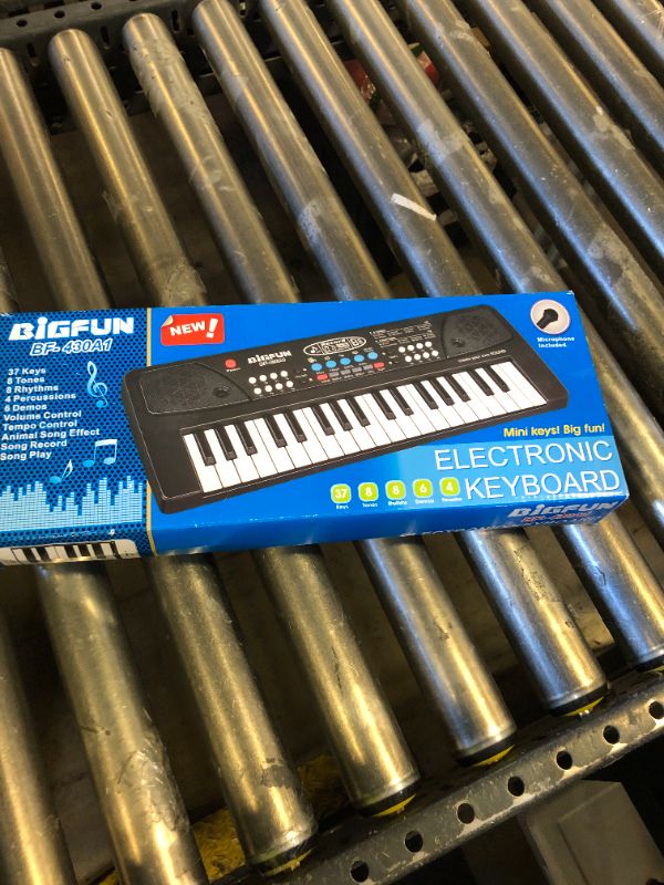 Photo 1 of LeeQee Black 37 Keys Kids Piano Keyboard, Portable Electric Musical Instruments Piano with Microphone, Learning Educational Gifts Toys for Age 3 4 5 6 7 8 9 Years Old Boys Girls Toddlers