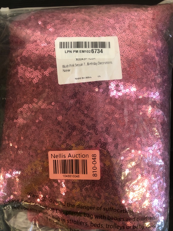 Photo 1 of 3 Pack Pink Backdrop Birthday Party Decorations Tinsel Foil Fringe Curtains Backdrop Streamer Bachelorette Christmas Graduation Wedding Princess Pink Theme Party Decorations
