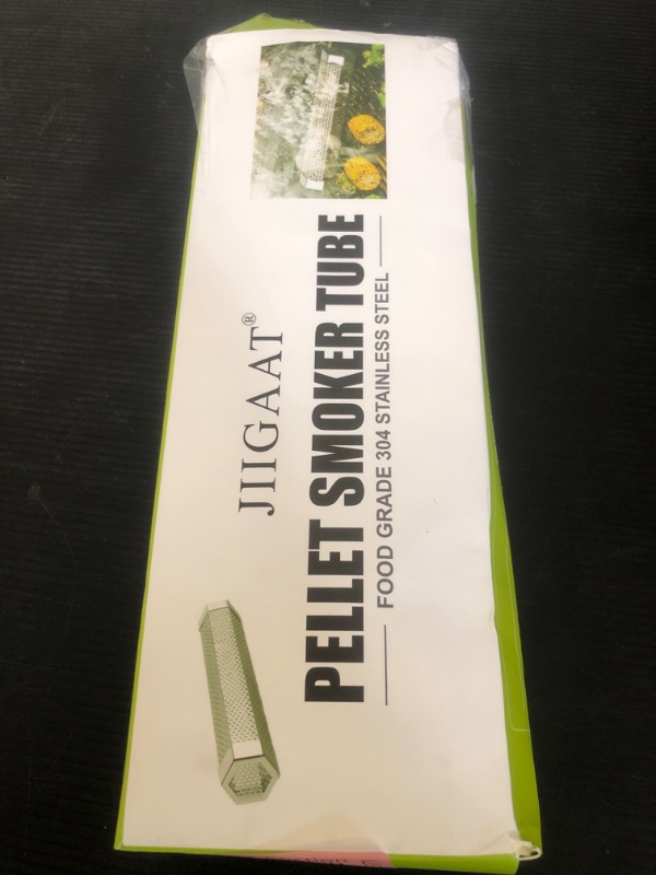 Photo 1 of 12" Pellet Smoker Tube for pellet Grill 2 Pack Cold Smoker Generator for BBQ Stainless Steel Wood Pellet Tube Smoker Fit Electric Gas Charcoal Grill, Provides Food tong and Brush and Hook