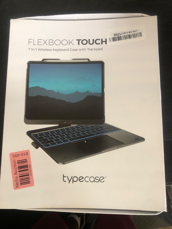 Photo 1 of typecase Keyboard Case for iPad Air 13-inch: Multi-Touch Trackpad - 360° Rotatable - 11-Colors Backlit - Wireless Cover with Pencil Holder for iPad Air 13 (M3, 205/M2, 2024) - Ocean Blue