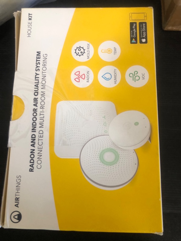 Photo 1 of Airthings 4200 House Kit, Radon, Mold Risk & Indoor Air Quality Monitoring System, Multi-Room