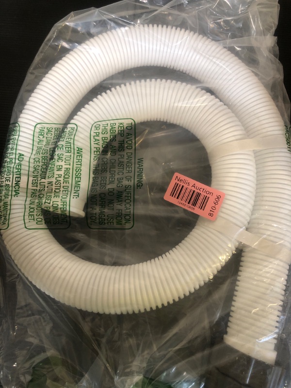 Photo 1 of 1.5" Replacement Pool Pump Hose for Above Ground Pools Accessories - 29060E Pool Hoses for Intex 1,500 GPH Pump, Sand Filters ? Saltwater System (White -1 Pack)