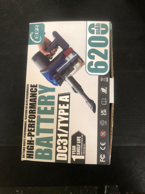 Photo 1 of EGR Upgraded 6200mAh DC35 Battery Replacement Compatible with Dyson DC31 DC34 DC35 DC44 DC45 917083-01 Battery Handheld Vacuum Cleaner Battery(Not Fit All Type B, DC31 DC35 DC44 MK2)