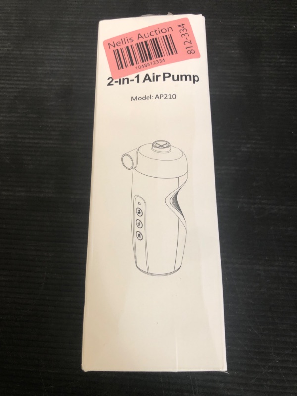 Photo 1 of Portable 20PSI Rechargeable Air Pump with 3000mAh Battery, Electric Air Pump for Inflatables for Inflatable Swimming Pools, Mattresses