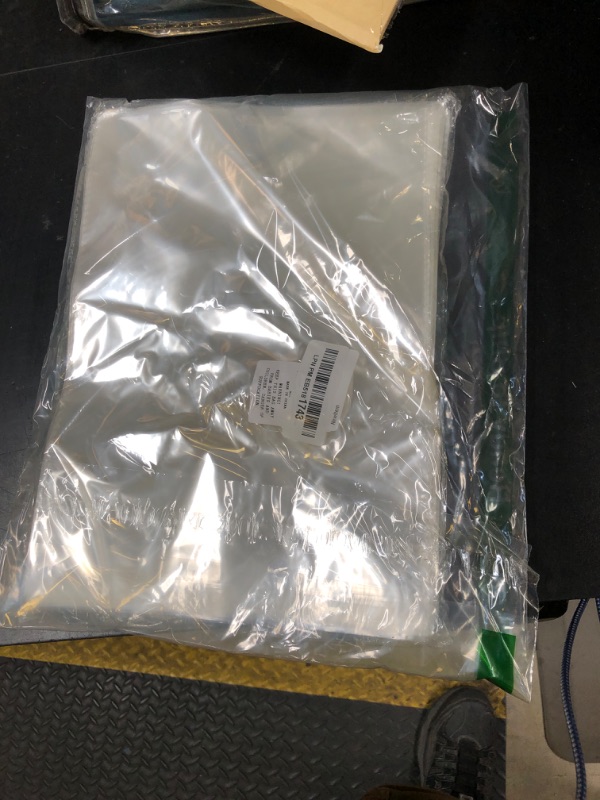Photo 1 of 100 Pieces (9x12 Inch) Clear Plastic Bags for Packaging, Clothing & T-Shirts Strong Packing Self Adhesive Cellophane Bag