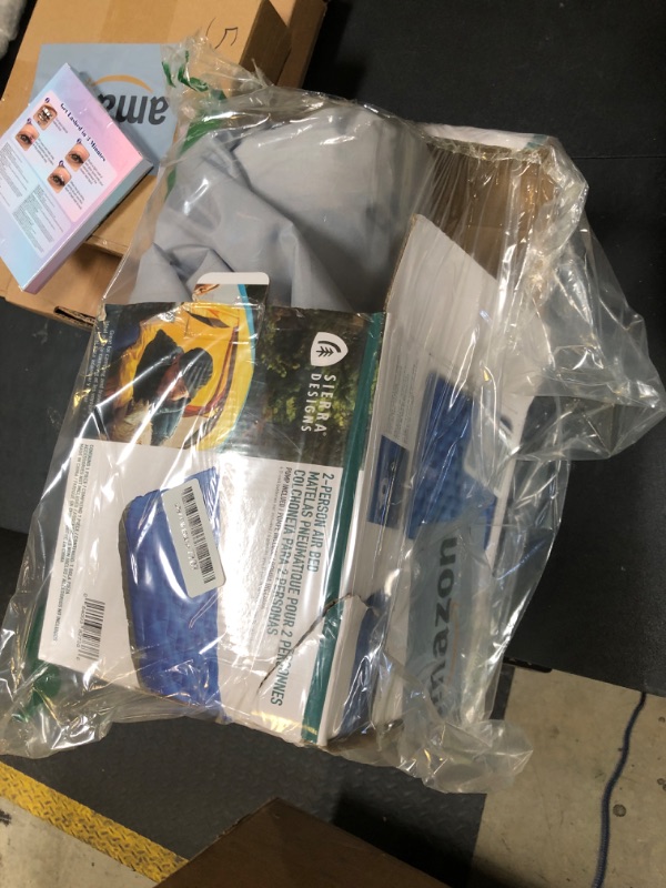 Photo 1 of Sierra Designs Queen Campaign Air Mattress | Air Bed for Car Camping and Travel | Full TPU Construction Means no Harmful or Toxic Materials | Includes Battery Operated Pump of Easy Fast Inflation |