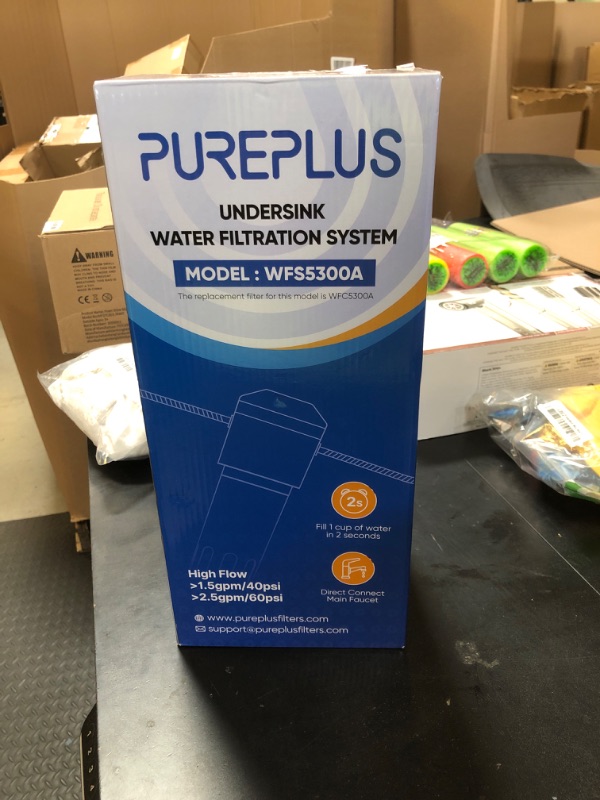 Photo 1 of ICEPURE WFC5300A Under Sink Water Filter system, 3 Years or 22000 Gallons Ultra High Life, Replacement for ICEPURE WFS5300A Under Sink Water Filtration System, Removes Heavy Metals,Chlorine
