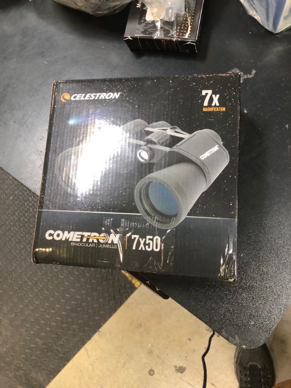 Photo 1 of Celestron - Cometron 7x50 Astronomy Binoculars – Entry-Level for Stargazing and Comet Watching – Large 50mm Objective Lenses – Wide 6.6° Field of View – Multi-Coated Optics