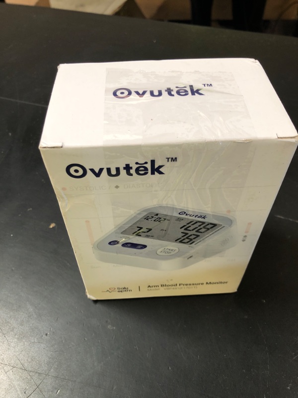 Photo 1 of Ovutek Blood Pressure Monitors for Home Use Upper Arm FSA HSA Eligible, 8.7"-16.5" BP Cuff with 245 Sets for 3 Users, Large Display Automatic Digital Blood Pressure Machine with Batteries