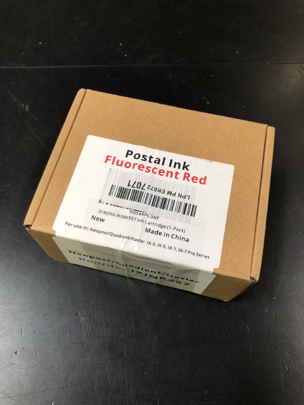 Photo 1 of Cartridge Pros in USA Compatible IXINK357 Quadient Neopost Compatible Ink Cartridge for IX3, IX5 IX7 Mailing Systems Red