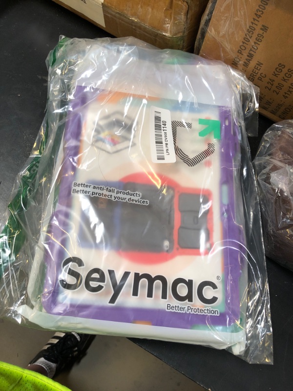 Photo 1 of SEYMAC stock Case for Samsung Galaxy Tab S10 FE / S9 / S9 FE 5G Tablet Case Protective with Screen Protector, Pencil Holder, 360 Rotate Stand, Hand Strap, Shoulder Strap, Purple