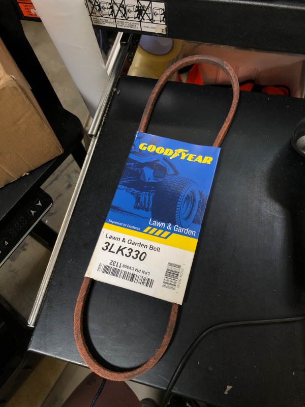 Photo 1 of Goodyear 3LK330 Lawn and Garden Aramid V-Belt 3/8 x 33 in
