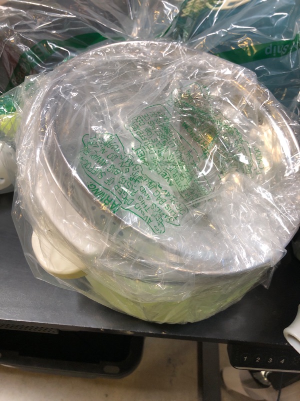 Photo 1 of Drizzle 3L Hot Pot Cooker Skillet Steamer - Multifunction Frying Pan 110V Non-Stick Grill 3L Stir-fried Stewed Cookware Steak Noodle Ramen Shabu Shabu Pot - Home Party Kitchen Dorm Cooking Green