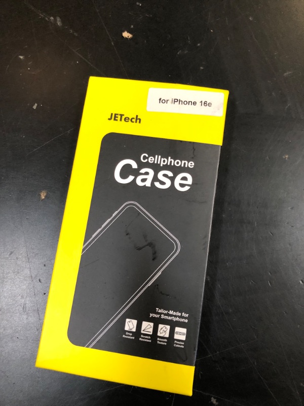 Photo 1 of JETech Magnetic Slim Case for iPhone 16e 6.1-Inch 2025 Compatible with MagSafe, Camera Lens Full Protection, Ultra-Thin Lightweight Matte Finish Minimalist Phone Cover (Black)