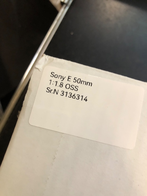 Photo 1 of Sony SEL50F18 50mm f/1.8 Lens for Sony E Mount Nex Cameras (Black) - Fixed (Renewed)