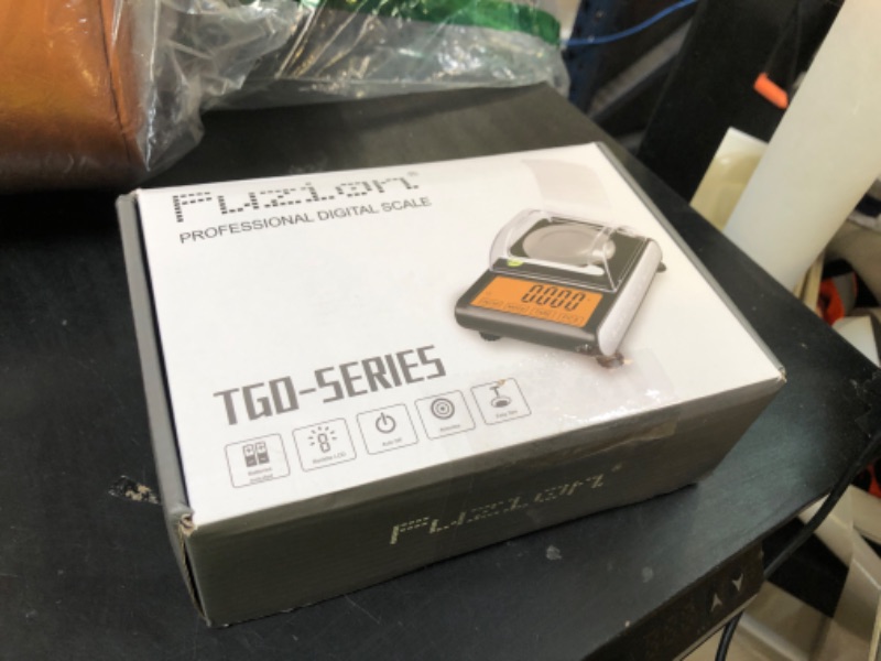 Photo 1 of Fuzion Milligram Scale 50g/0.001g, Digital mg Scale with Calibration Weights, Jewelry Scale with Tweezers, Spoon, Bowl, Brush, Micro Scale for Powder, Gold, Herb, Large Display