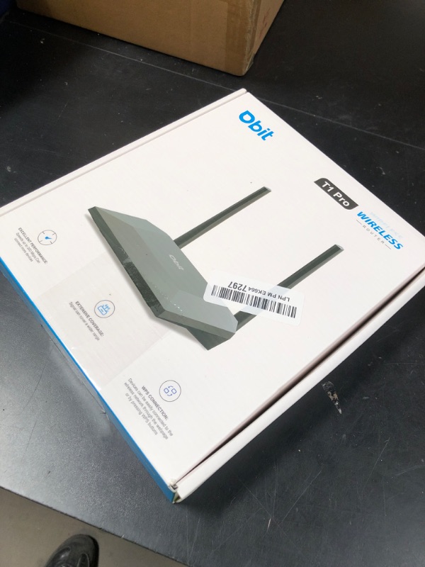 Photo 1 of Dbit N300 Easy Setup Wireless Wi-Fi Router Smart Home Internet Router - 2 x High Power Antennas, Supports Access Point, WISP, Up to 300Mbps (T1 Pro)