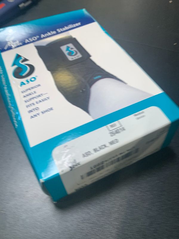 Photo 1 of Med Spec 264014 ASO Ankle Stabilizer, Black, Medium