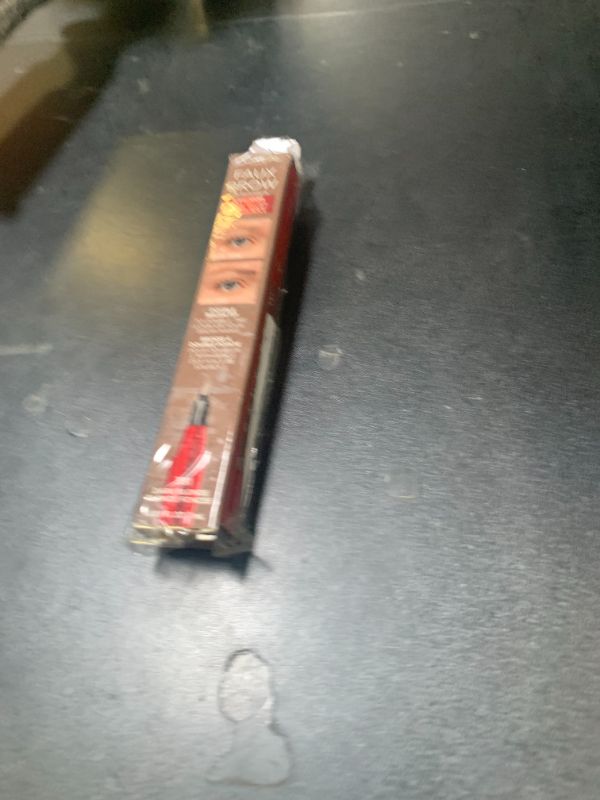 Photo 1 of L'Oreal Paris Faux Brow, Hair-Like, Filling Eyebrow Pen with Double-Brush Tip, Fast & Precise Eyebrow Makeup, Dark Blonde, 0.04 Fl Oz