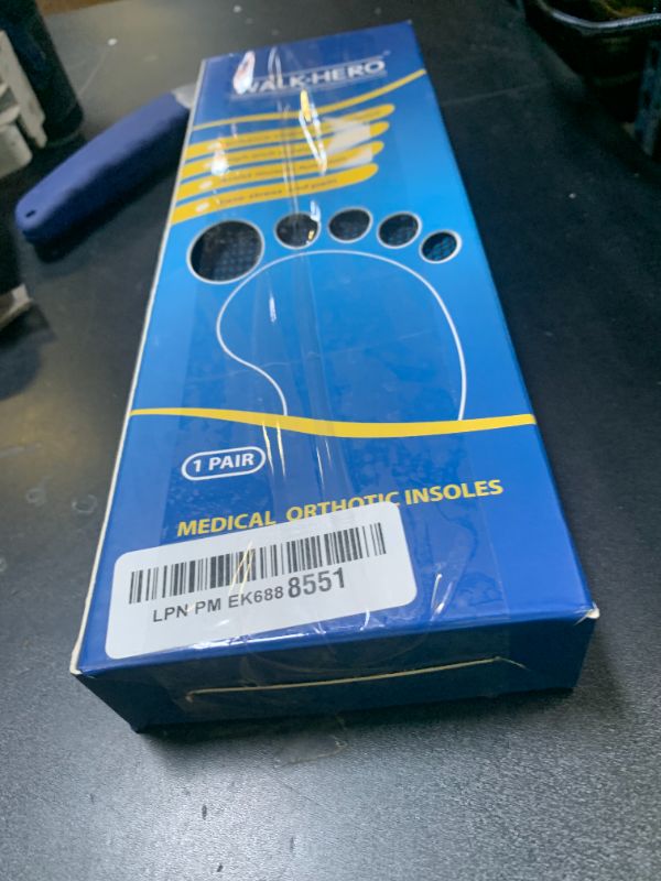 Photo 1 of Plantar Fasciitis Insoles for Men Women - Orthotics Inserts, Shoe Insoles Arch Support Flat Feet Inserts Work Boot Insoles for Standing All Day (Mens 10-10 1/2 | Womens 12-12 1/2)