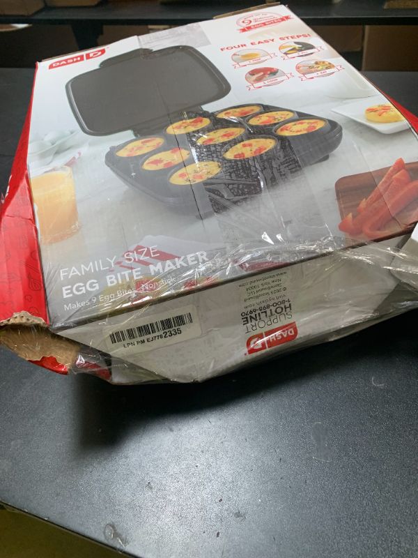 Photo 1 of DASH Sous Vide Style Family Size Egg Bite Maker for Breakfast Bites, Sandwiches, Healthy Snacks or Desserts, Keto & Paleo Friendly (9 Servings), Aqua