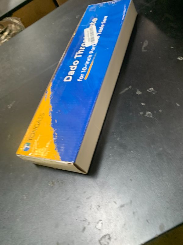 Photo 1 of TonGass Dado Throat Plate Compatible with DeWalt 10" Portable Table Saw, Fits for DWE7490, DWE7491, DWE7491RS (Type 2), DWE7492 - Made from Aluminum Alloy