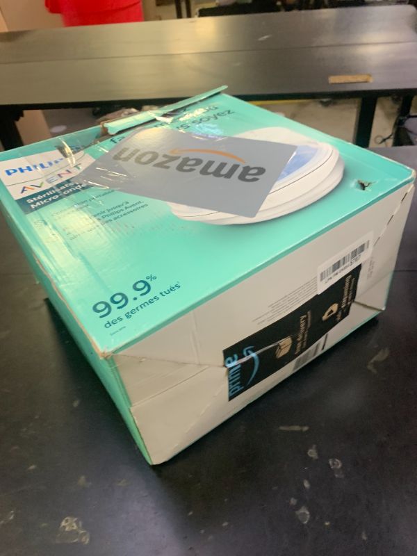 Photo 1 of Philips AVENT Microwave Steam Sterilizer for Baby Bottles, Pacifiers, Cups and More, SCF281/05