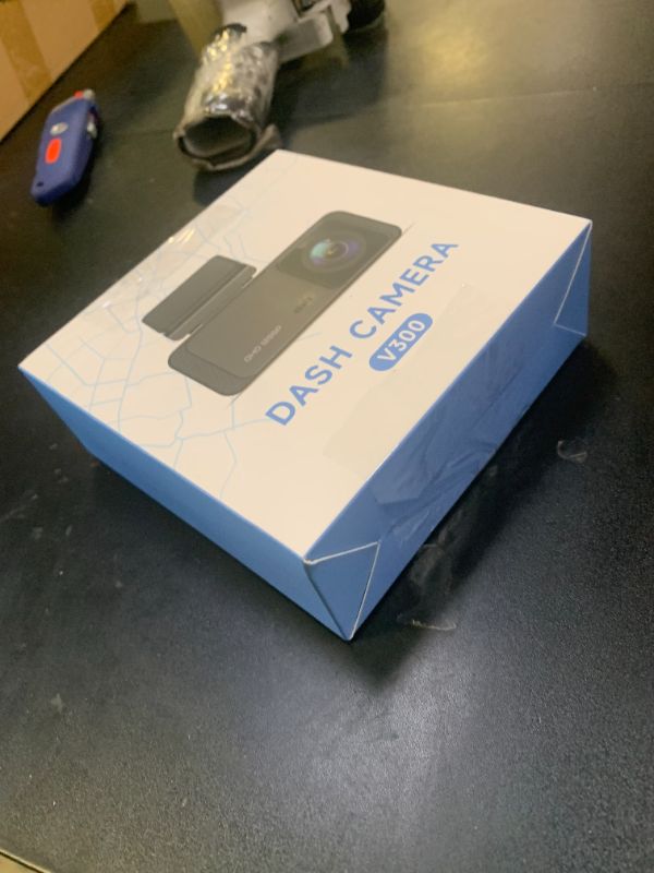 Photo 1 of no rear CAM ---------------------------------------Dash Cam 1296P Front Dashcam, V300 WiFi Dash Camera for Cars with App, Night Vision, Mini Hidden Single Car Camera, Loop Recording, 24H Parking Mode, Support 256GB Max, Black