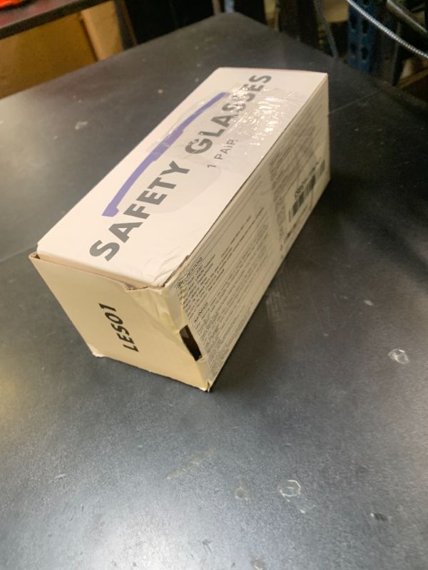 Photo 1 of LANON Anti-Fog Safety Goggles with Ajustable Temples, 2.5 Times ANSI Z87.1 Double-sided Antifog, Side Protection, High Transmission, Lightweight & Comfortable Safety Glasses.