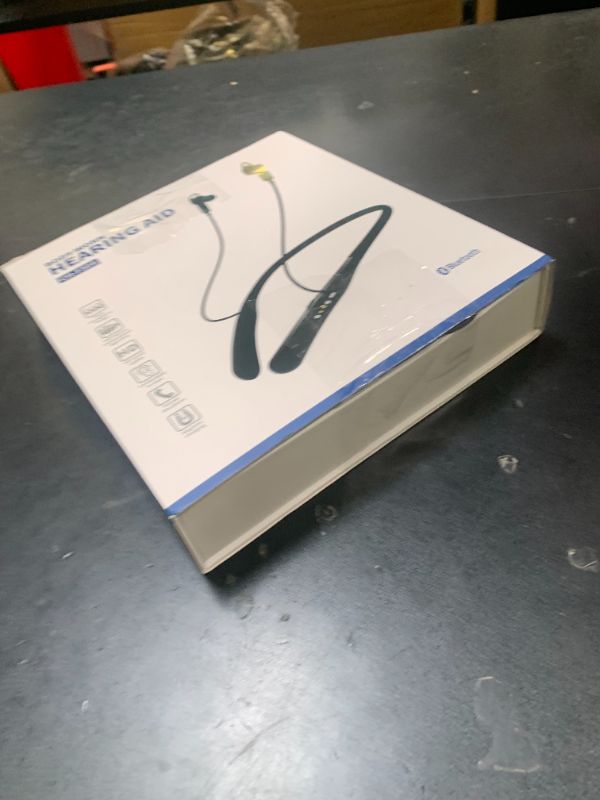 Photo 1 of AIMFFIN Hearing Aids for Seniors Rechargeable with Noise Cancelling and Volume Control, Neckband Hearing Amplifier with Bluetooth for Seniors Adults Hearing Loss, 29 Hrs Hearing Time, 4 Scene Modes