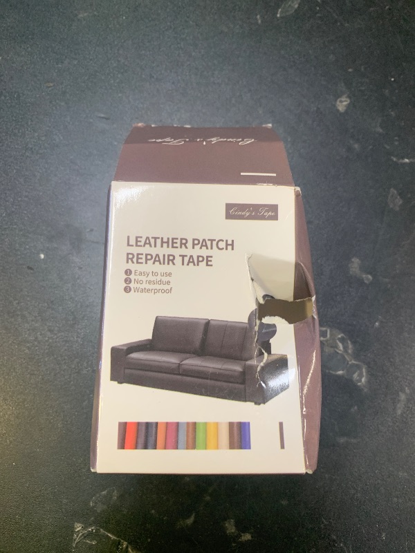 Photo 1 of Leather Repair Patch Tape, Medium Grey Beige 3 x 61 Inches Self Adhesive Leather Repair Kit for Furniture, Car Seat,Vinyl Leather Repair Kit for Office Chairs, Couch, Sofa,Luggage