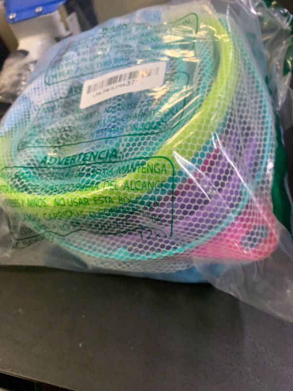 Photo 1 of JOYIN Foldable Beach Bucket Set - 3 Packs Collapsible Toy Buckets with Shovels and Mesh Backpack for Kids Toddlers Party, Camping Gear, Travelling, Fishing Water Pail (Pink/Purple/Green)